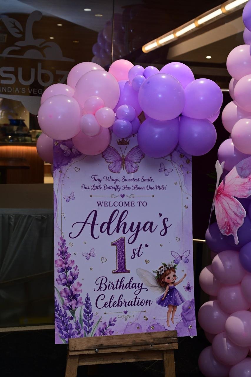 Birthday and social celebration setup by Versato Ventures, Bengaluru