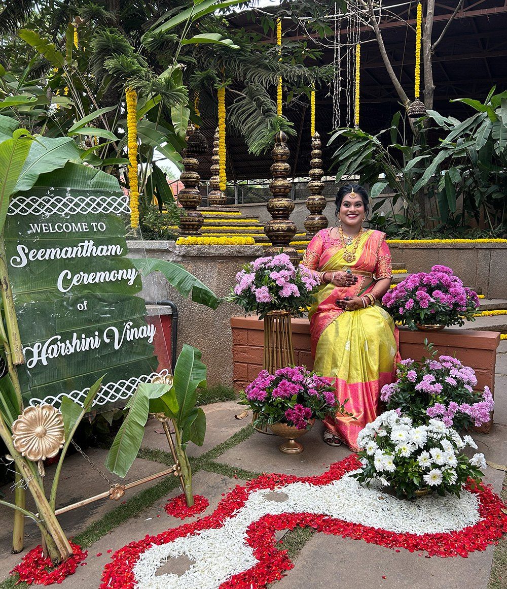 Sreemantha baby shower ceremony by Versato Ventures, Bengaluru
