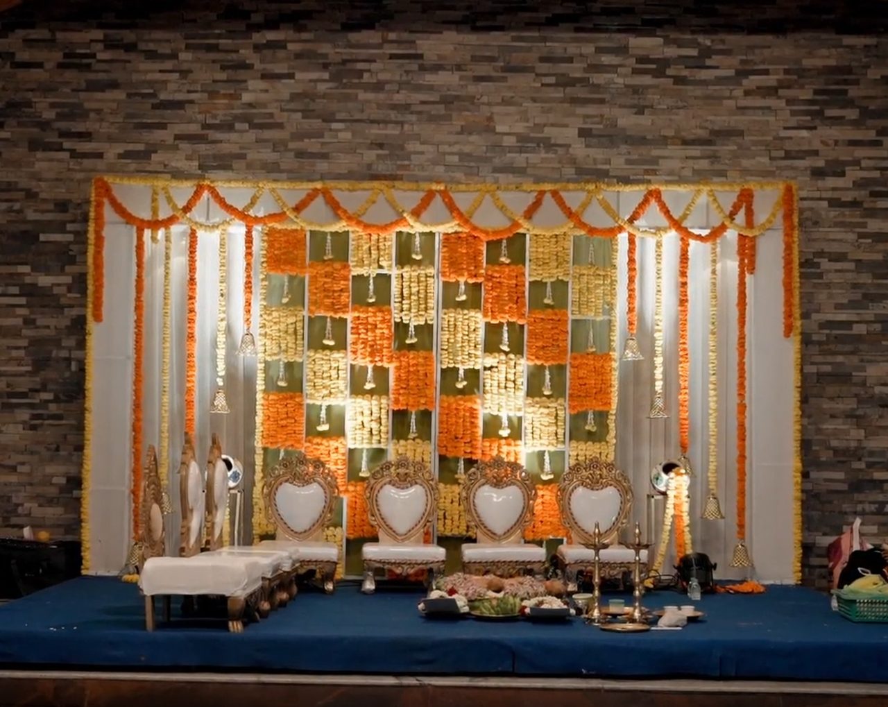 Decor built to the couple's palette