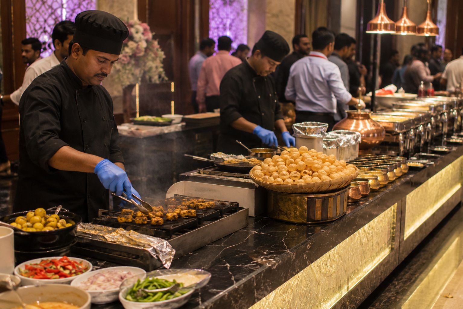 Live chaat & grills